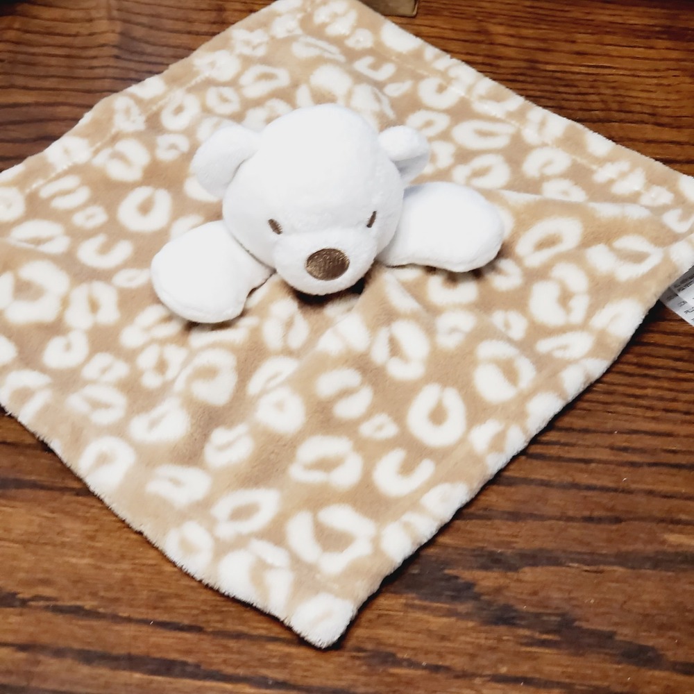 Baby Essentials Brown Teddy Bear Security Blanket Lovey Beige A. D. Sutton &Sons